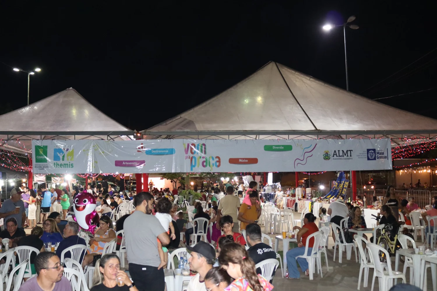 Estrutura de evento do Instituto Themis